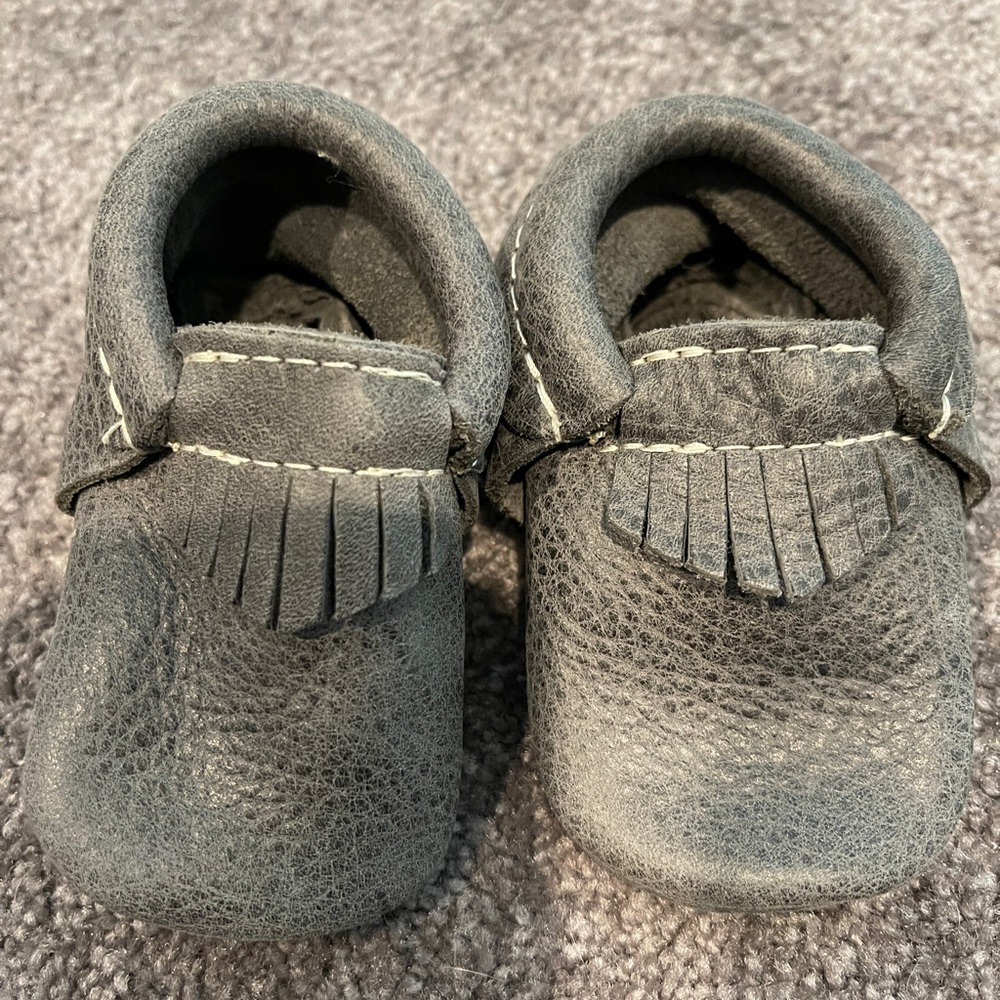 Freshly Picked: soft sole classic moccasins - grey